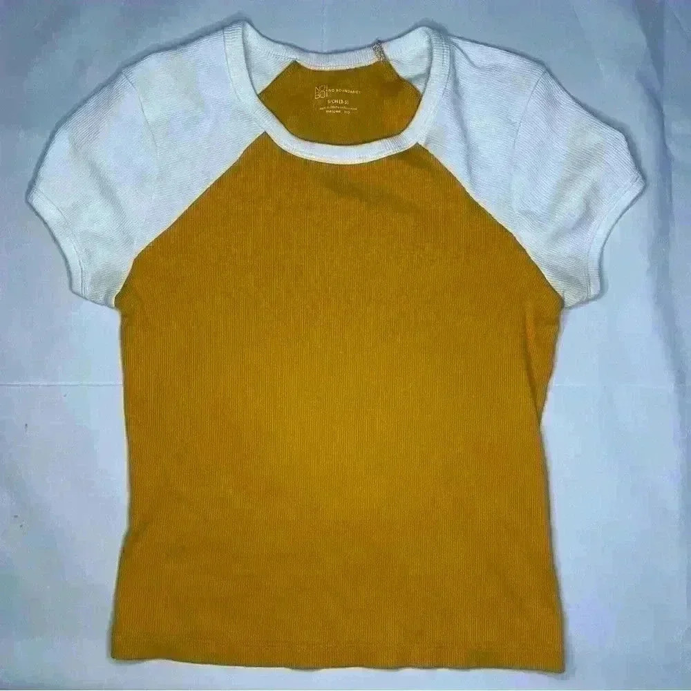 Yellow & White Tee